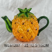 Nette Ananas geformte Keramik-Teekanne mit modernem Stil